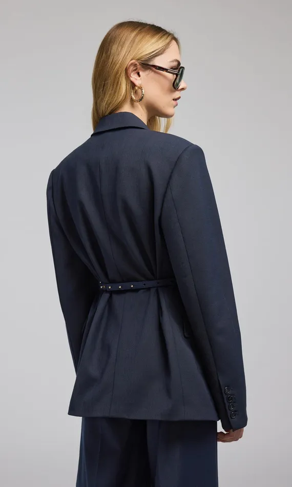 Generation Love Clothing Blazers and Jackets Martine Suiting Blazer Navy 8211 Women