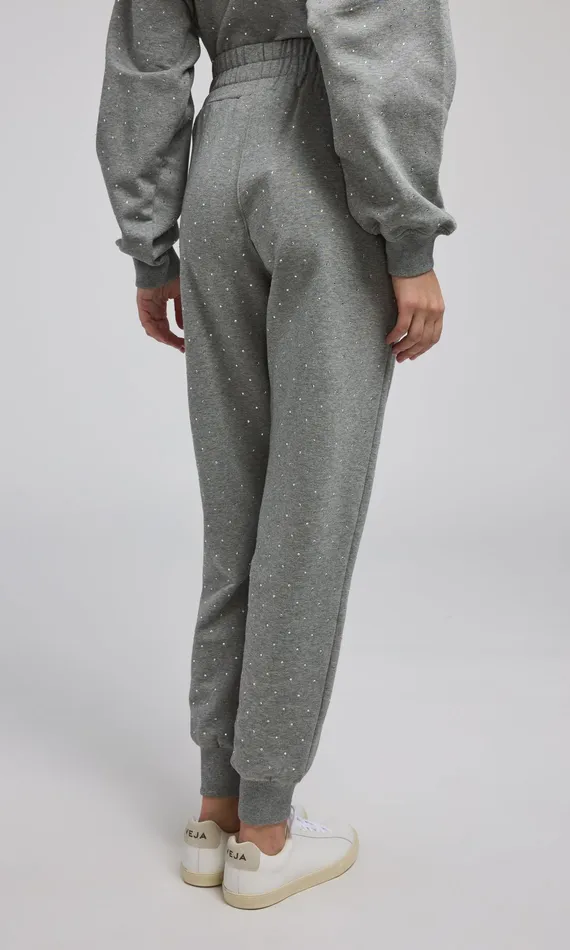 Generation Love Clothing Pants Ruel Crystal Sweatpants Heather Greyclear 8211 Women