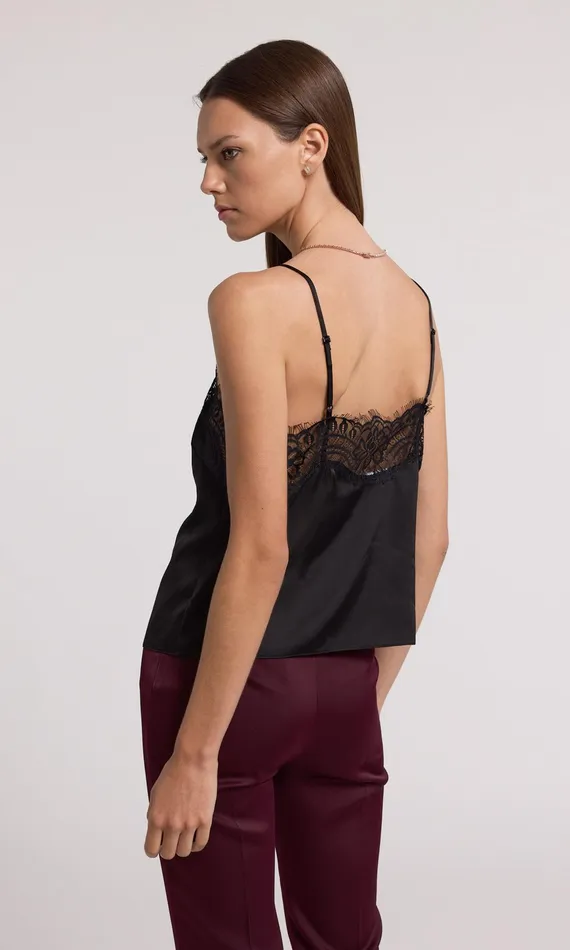 Generation Love Clothing Tops Alisa Lace Combo Cami Black 8211 Women