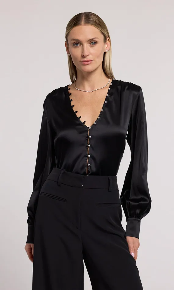 Generation Love Clothing Tops Tasmina Blouse Black 8211 Women