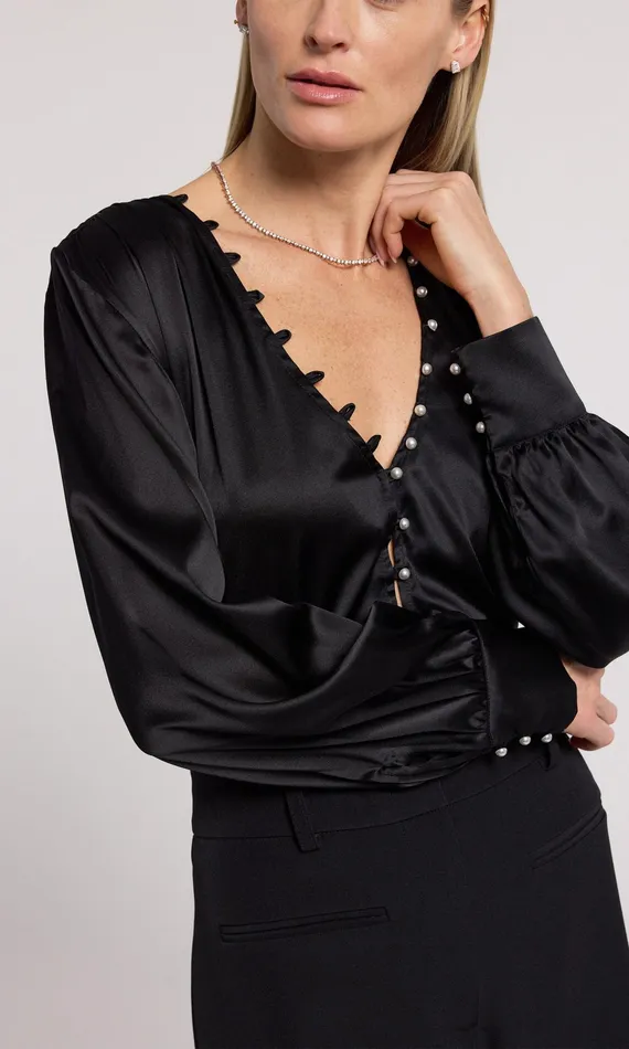 Generation Love Clothing Tops Tasmina Blouse Black 8211 Women