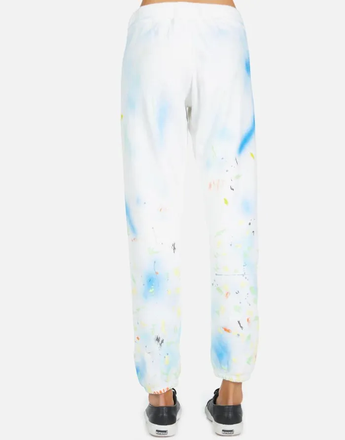 Gia Brush Peace White Women Lauren Moshi Long Sweatpants