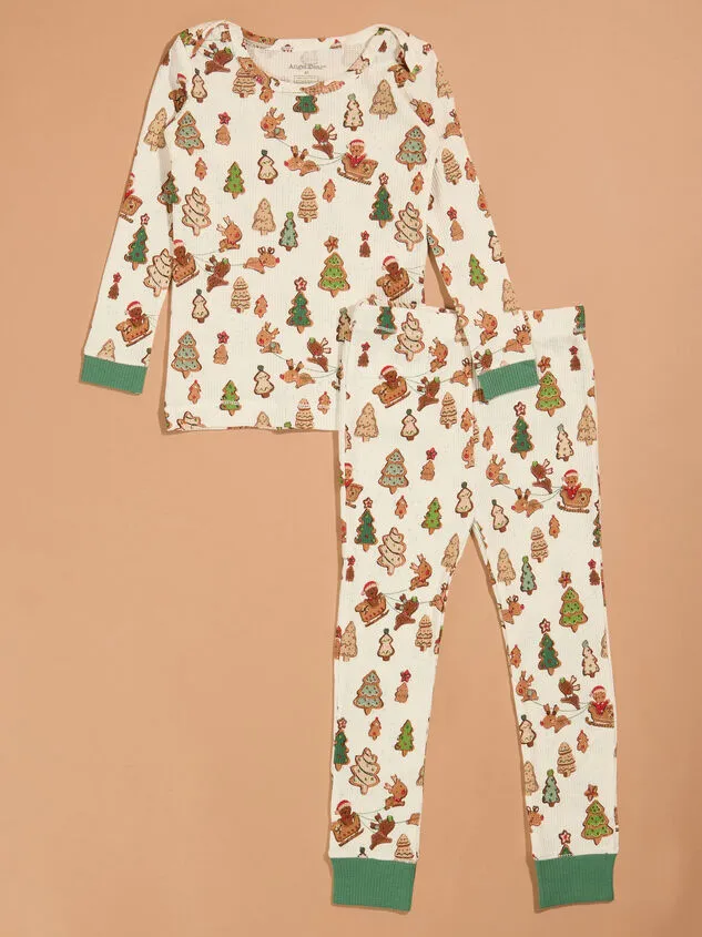 Gingerbread Waffle Knit Lounge Set Beige BoyGender Neutral Altar039d State Sleepwear
