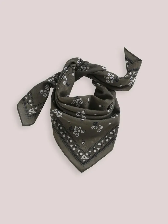 Girls Accessories Cyrillus Organic Bandana Kaki