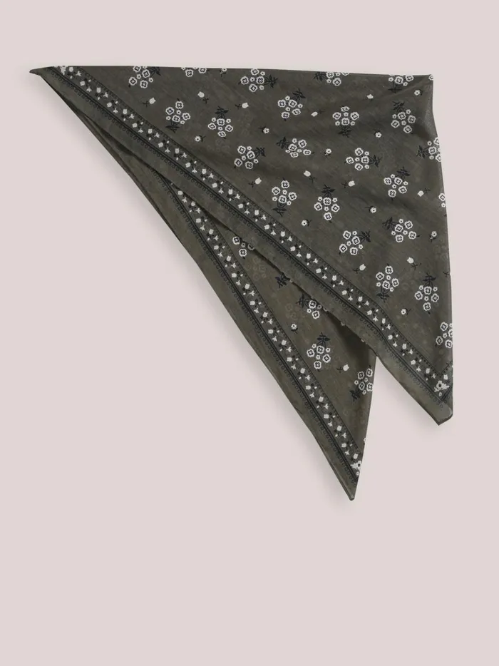 Girls Accessories Cyrillus Organic Bandana Kaki