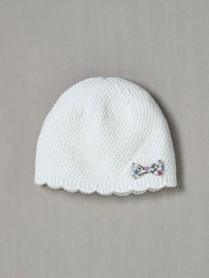 Girls Accessories Cyrillus Scalloped Hat Trim Made With Liberty Fabric Ecru
