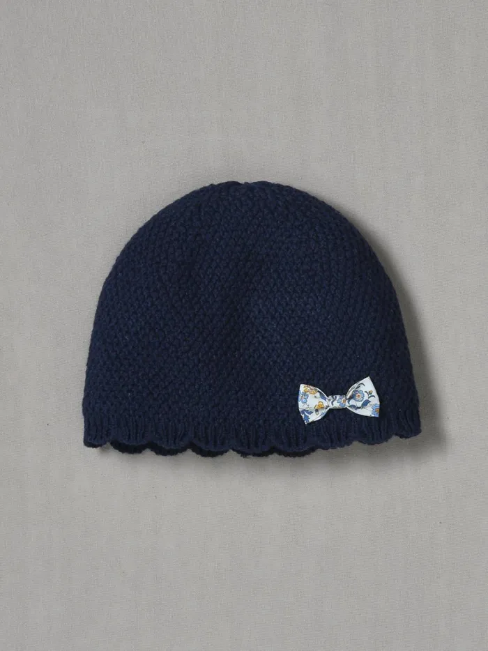 Girls Accessories Cyrillus Scalloped Hat Trim Made With Liberty Fabric Marine