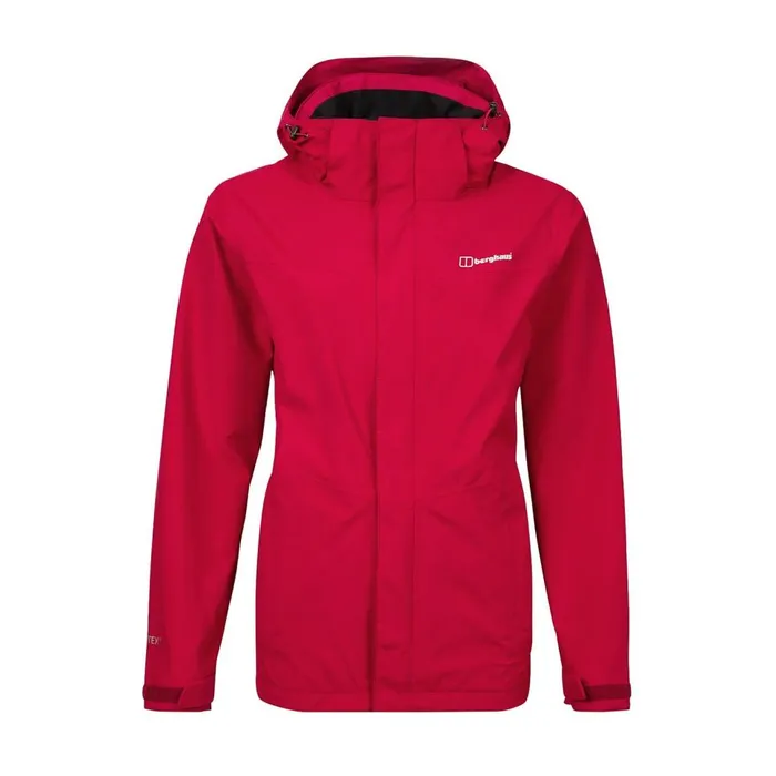 GORETEX Women Berghaus Hillwalker InterActive Waterproof Jacket 8211 Dark Pink