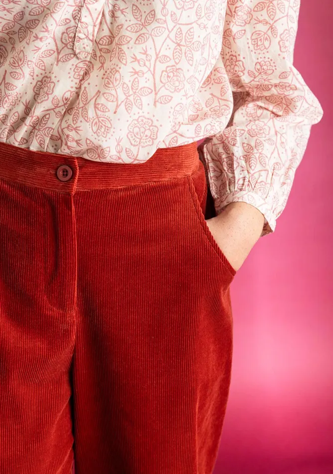 Gudrun Sjdn Corduroy Pants In Organic Cotton Women Pants