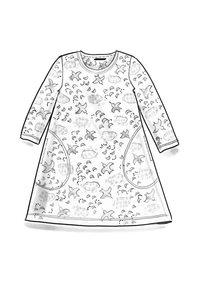 Gudrun Sjdn Flyttfgel Jersey Tunic In Organic Cotton Women Tunics