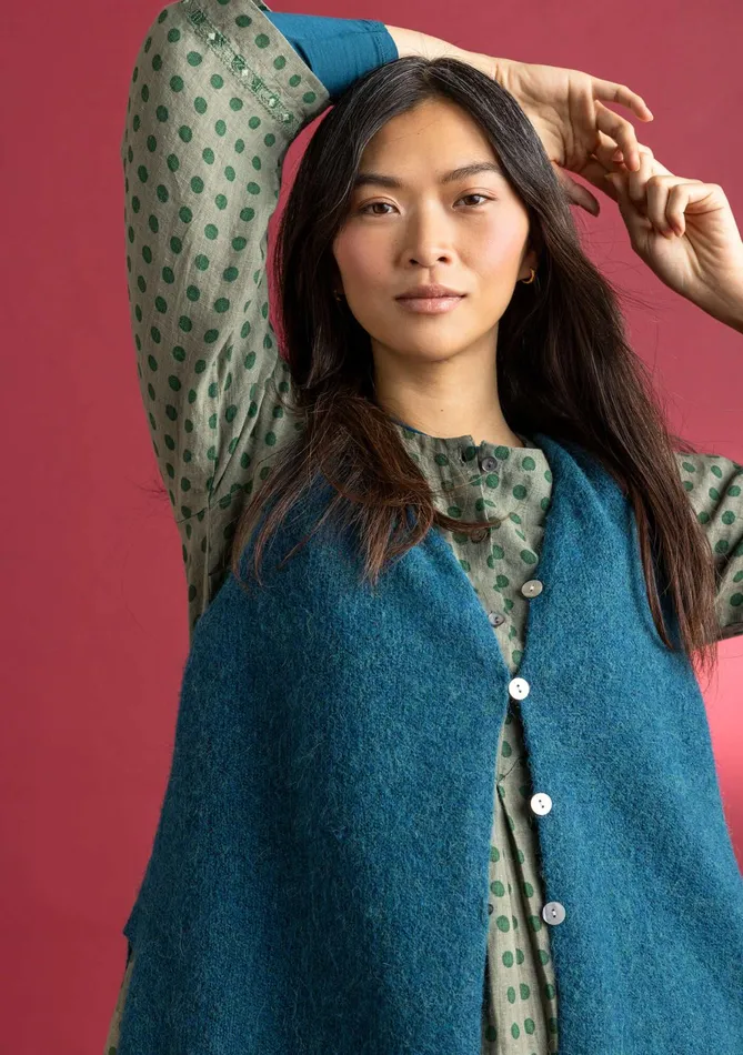 Gudrun Sjdn Knit Vest In Alpaca Blend Women Waistcoats