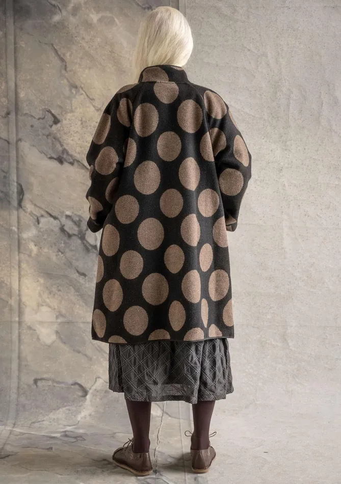 Gudrun Sjdn Stone Woven Coat In A Wool Blend Women Coats and Jackets