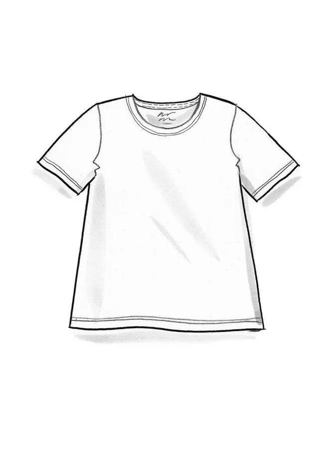 Gudrun Sjdn Tyra Jersey Top In Organic Cotton Women Tops and Shirts