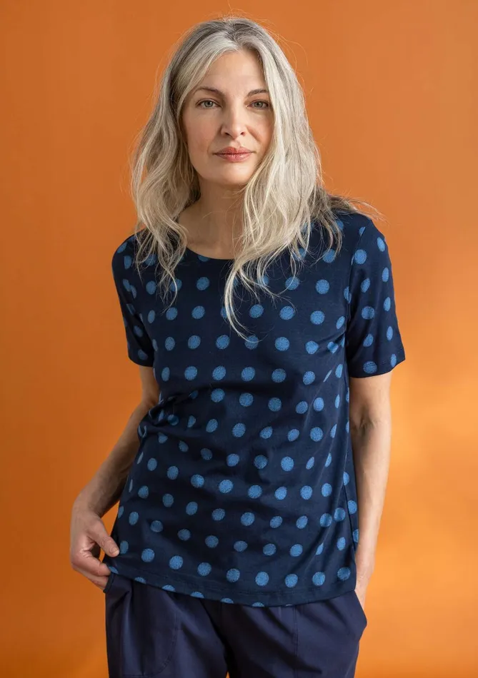 Gudrun Sjdn Tyra Jersey Top In Organic Cotton Women Tops and Shirts