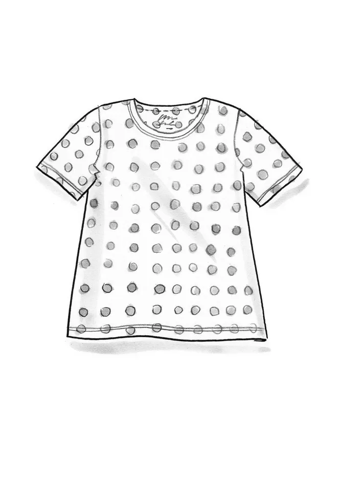 Gudrun Sjdn Tyra Jersey Top In Organic Cotton Women Tops and Shirts