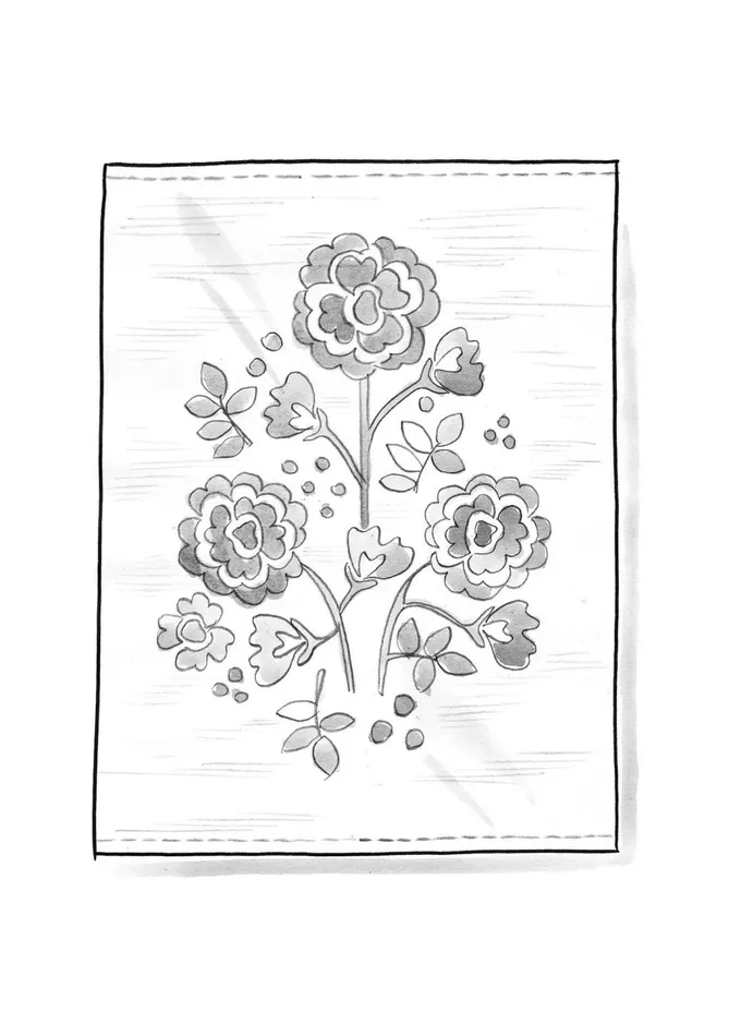 Gudrun Sjdn Wild Rose Rug In Organic Cotton Women Carpets