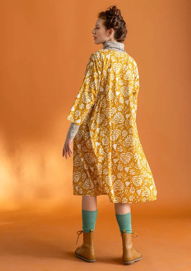 Gudrun Sjdn Woven Hedda Dress In Organic Cotton Women Dresses
