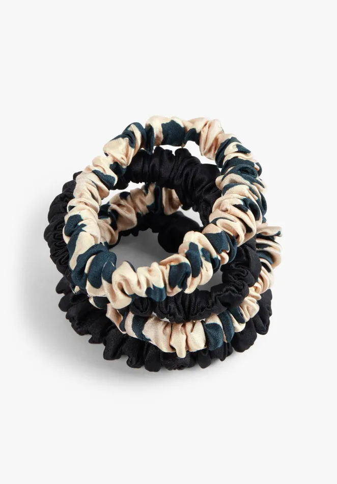 Hair Accessories Women Hush Bondy Silk Scrunchies Multi