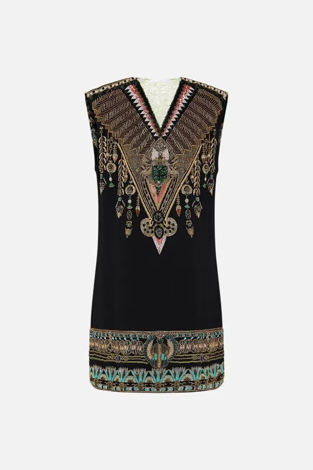 HAND EMBELLISHED SHIFT DRESS THEY CALLED HER NEFERTARI They Called Her Nefertari Womens Camilla Dresses