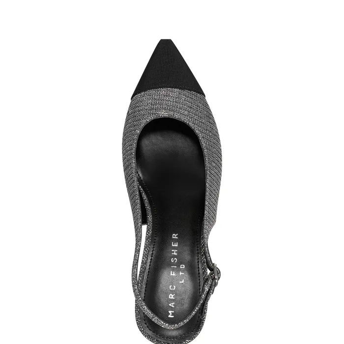 Heels and Pumps Blakeley Slingback Pump Silver Marc Fisher Women
