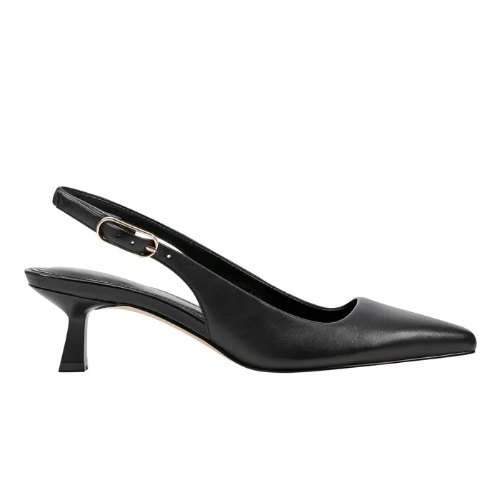 Heels and Pumps Women Kory Slingback Pump Black Leather Marc Fisher