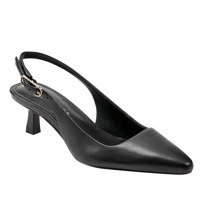 Heels and Pumps Women Kory Slingback Pump Black Leather Marc Fisher