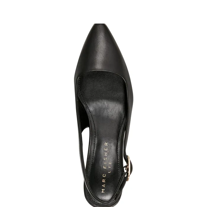 Heels and Pumps Women Kory Slingback Pump Black Leather Marc Fisher
