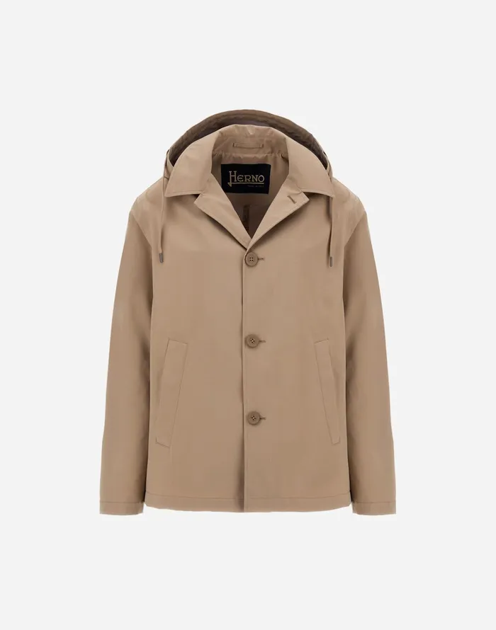 Herno 3LAYER COMPACT JACKET Dove Grey Men Parka and Jackets