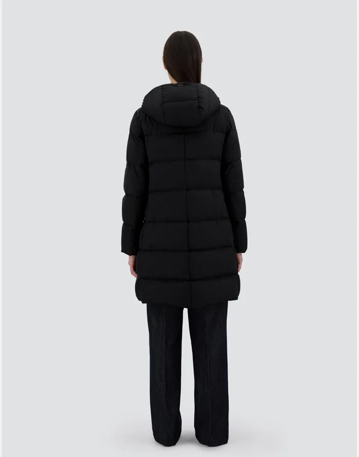 Herno ASHAPE JACKET IN ARENDELLE AND NEW LADY FAUX FUR Black Women AShape