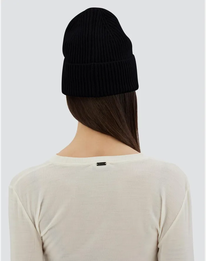 Herno BEANIEIN INFINITY Black Women Hats