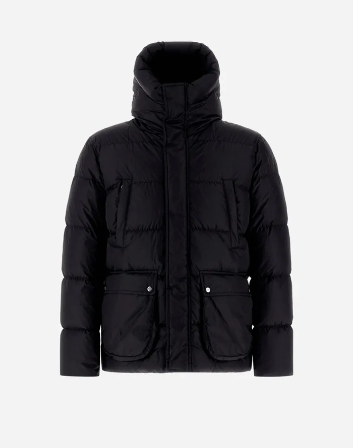 Herno BOMBER JACKET IN NYLONCHAMONIX Black Men Bomber