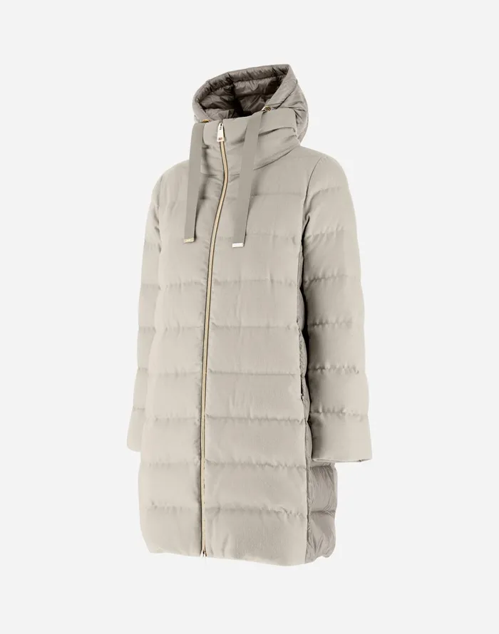 Herno JACKET IN CASHMERE SILK AND NYLON ULTRALIGHT Chantilly Women Parka and Jackets