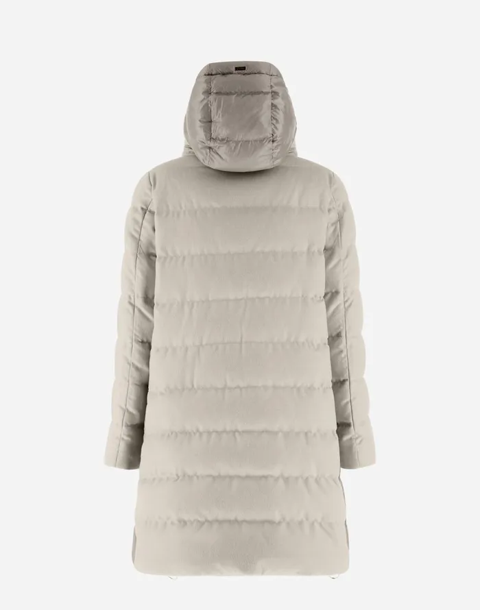Herno JACKET IN CASHMERE SILK AND NYLON ULTRALIGHT Chantilly Women Parka and Jackets