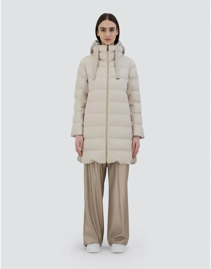Herno JACKET IN CASHMERE SILK AND NYLON ULTRALIGHT Chantilly Women Parka and Jackets