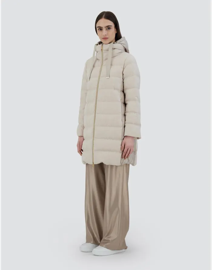 Herno JACKET IN CASHMERE SILK AND NYLON ULTRALIGHT Chantilly Women Parka and Jackets