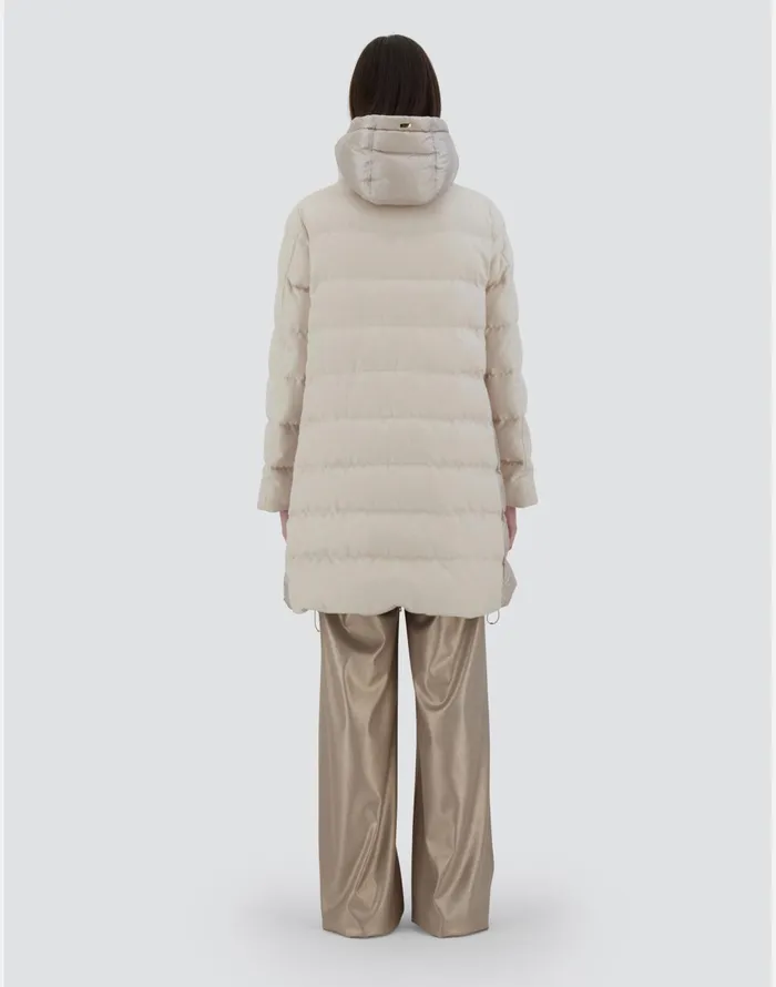 Herno JACKET IN CASHMERE SILK AND NYLON ULTRALIGHT Chantilly Women Parka and Jackets