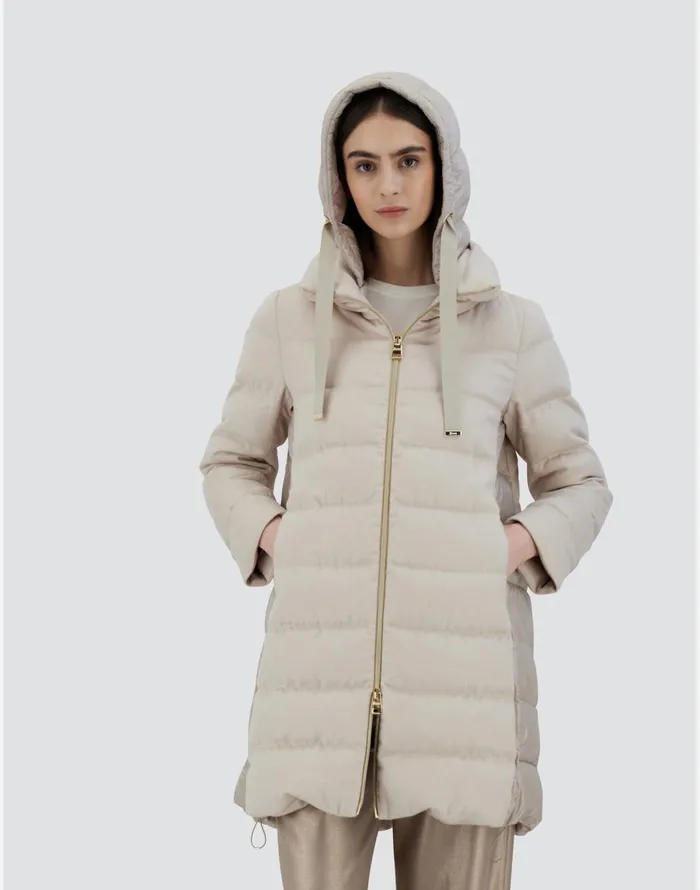 Herno JACKET IN CASHMERE SILK AND NYLON ULTRALIGHT Chantilly Women Parka and Jackets
