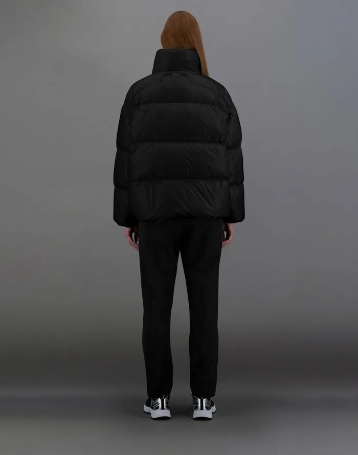 Herno LAMINAR JACKET IN 2L GLAZED RIPSTOP Black Women Laminar Down Jackets