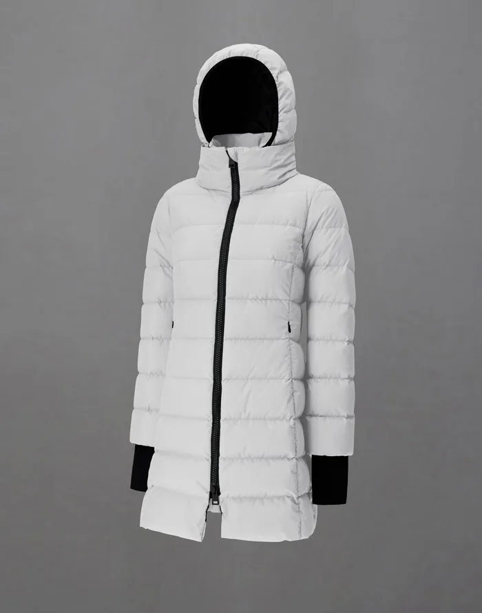 Herno LAMINAR SLIMFIT COAT IN GORETEX INFINIUM WINDSTOPPER Ice Women Laminar Down Jackets