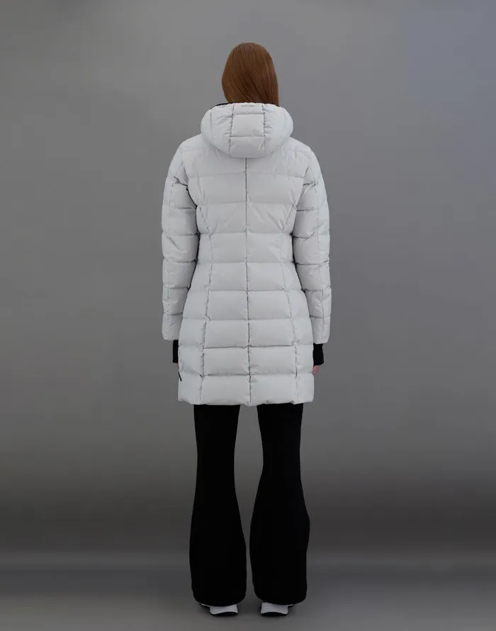 Herno LAMINAR SLIMFIT COAT IN GORETEX INFINIUM WINDSTOPPER Ice Women Laminar Down Jackets