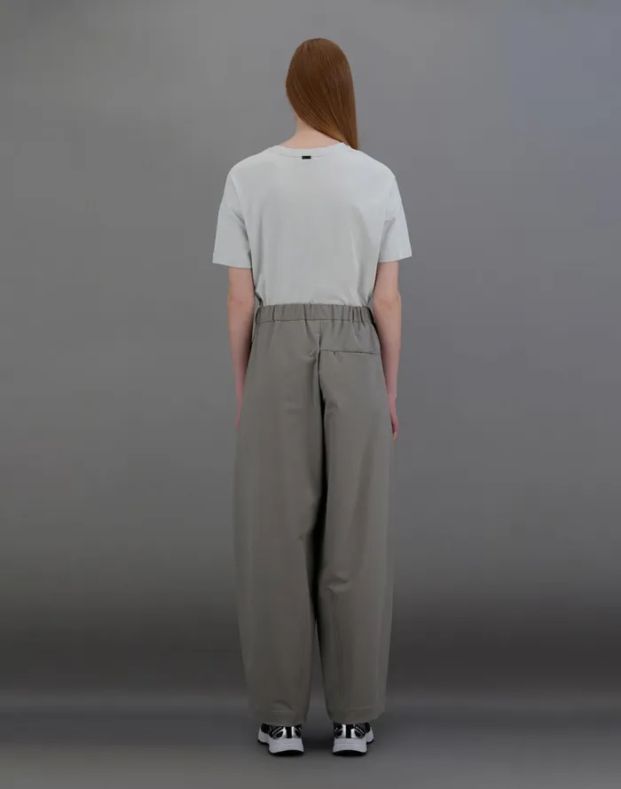 Herno LAMINAR TROUSERS IN MID SEASON NYLON Grey Women Trousers
