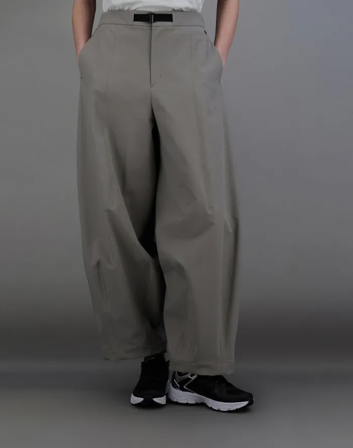 Herno LAMINAR TROUSERS IN MID SEASON NYLON Grey Women Trousers