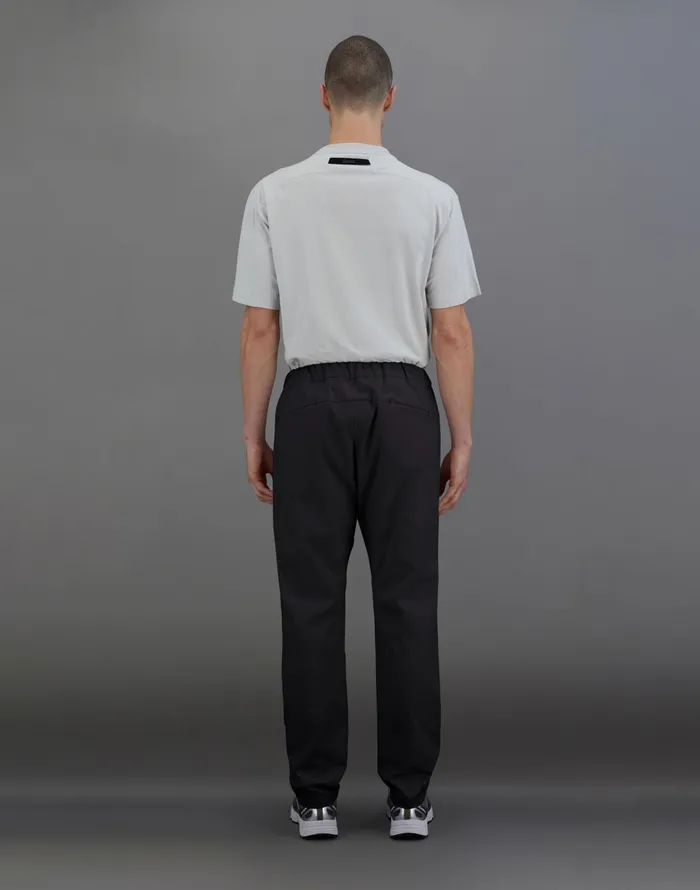Herno LAMINAR TROUSERS IN SOFT TWILL Black Men Trousers