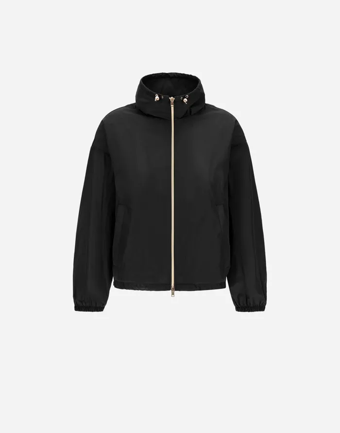 Herno NEW TECHNO TAFFETA JACKET Black Women Parka and Jackets