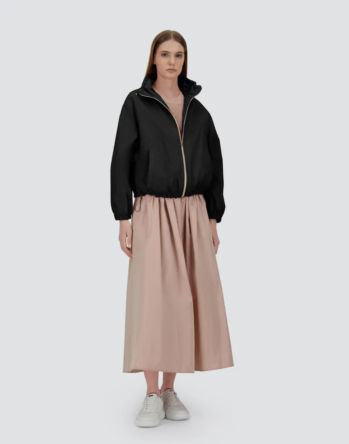 Herno NEW TECHNO TAFFETA JACKET Black Women Parka and Jackets