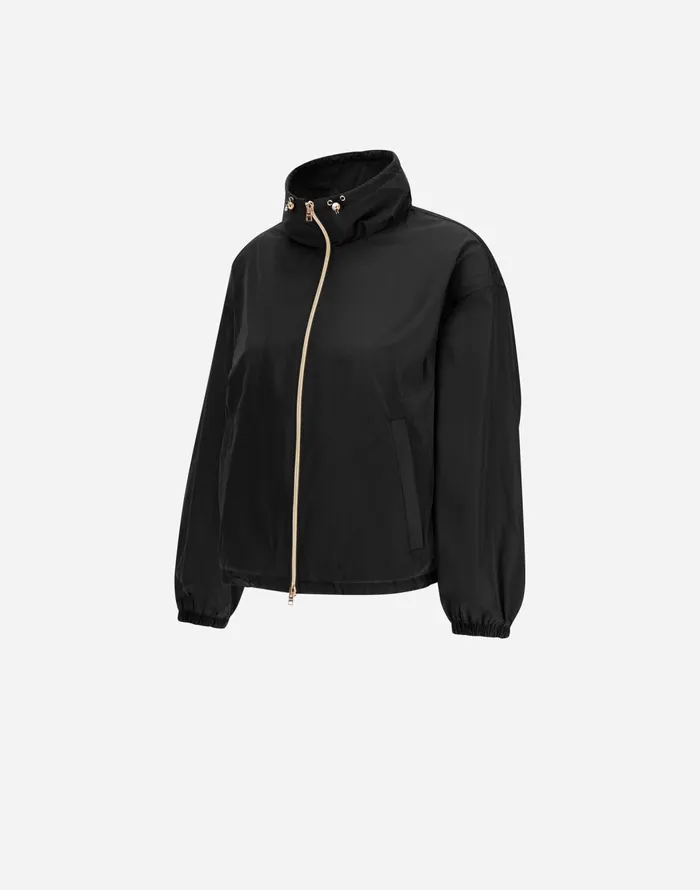 Herno NEW TECHNO TAFFETA JACKET Black Women Parka and Jackets