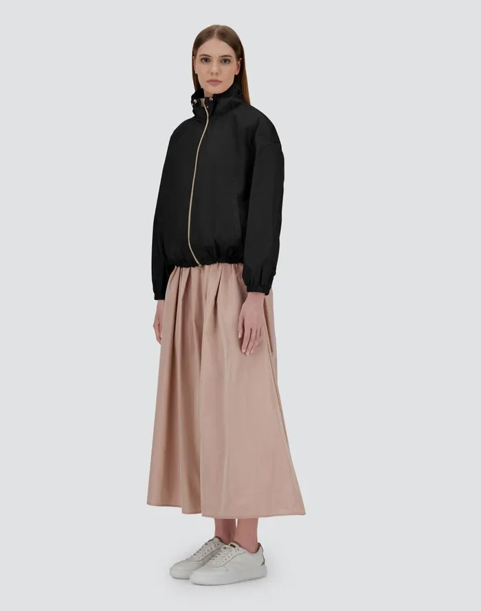 Herno NEW TECHNO TAFFETA JACKET Black Women Parka and Jackets