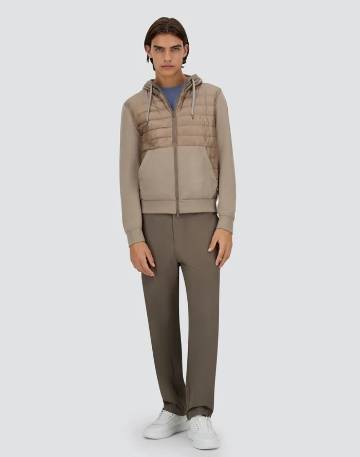 Herno NYLON ULTRALIGHT AND YOGA JACKET Dove Grey Men Parka and Jackets