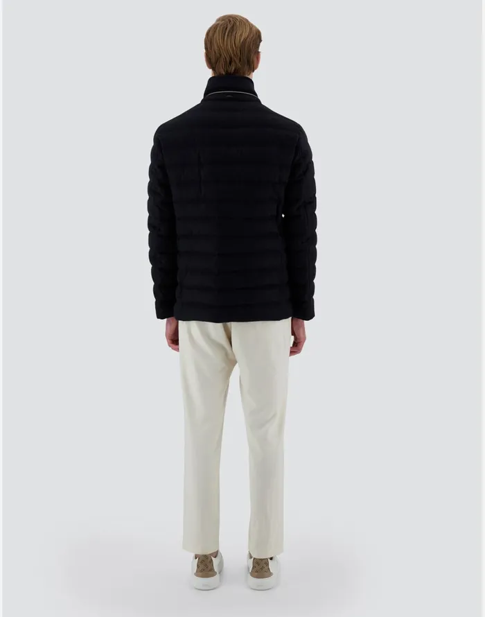 Herno RESORT BLAZER CASHMERE SILK and ECOAGE Navy Blue Men Blazers