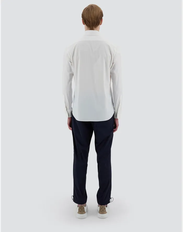 Herno RESORT SHIRT IN BLANCHE JERSEY White Men Shirts